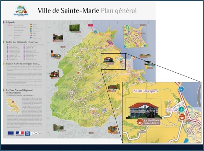 Cartographies de Relais Information Service (extrait étude RIS de Sainte-Marie)