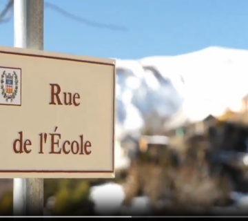 Nouvelle signalétique installée suite à la mise en conformité de l’adressage