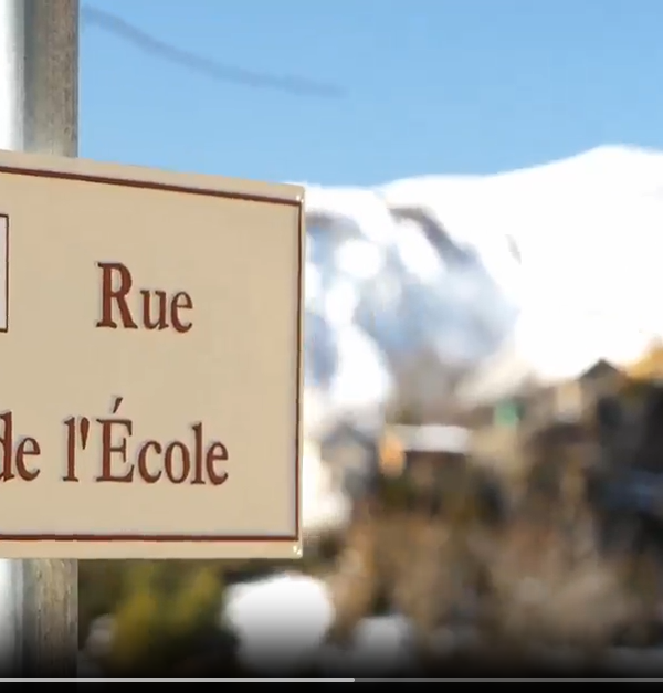 Nouvelle signalétique installée suite à la mise en conformité de l’adressage