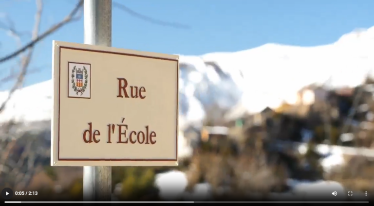 Nouvelle signalétique installée suite à la mise en conformité de l’adressage