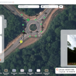 Interface GEROBA avec candélabres géolocalisés